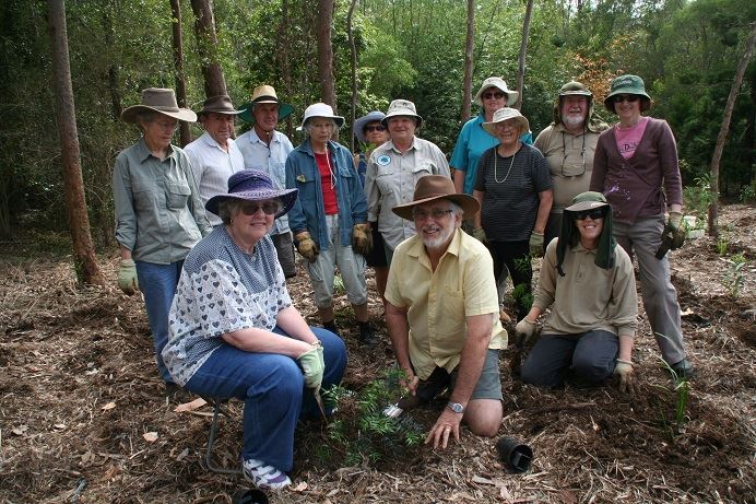 NPQ Pine Rivers Planting day at Rollo Petrie Rainforest