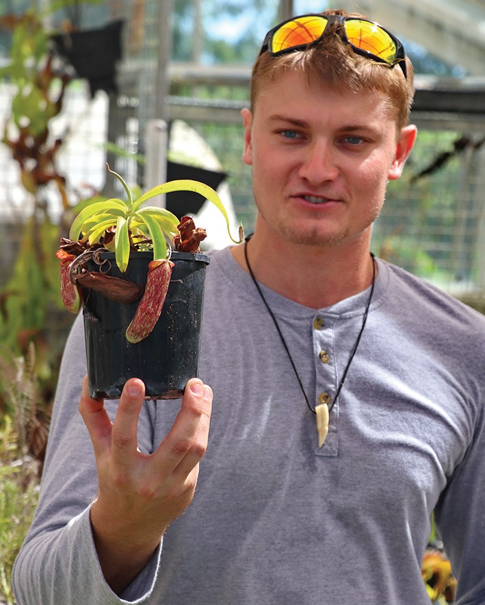 Brandan with Nepenthes